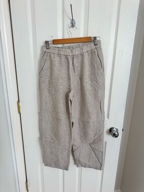 Quince Relaxed Linen-Blend Chinos - Light Taupe